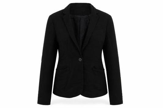 ASOS Womens Black Jacket Blazer Size 6 Button