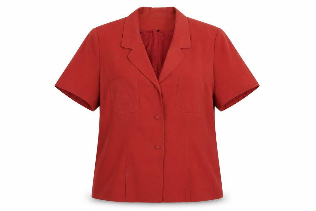 Ann Harvey Womens Red Jacket Coat Size 20 Button