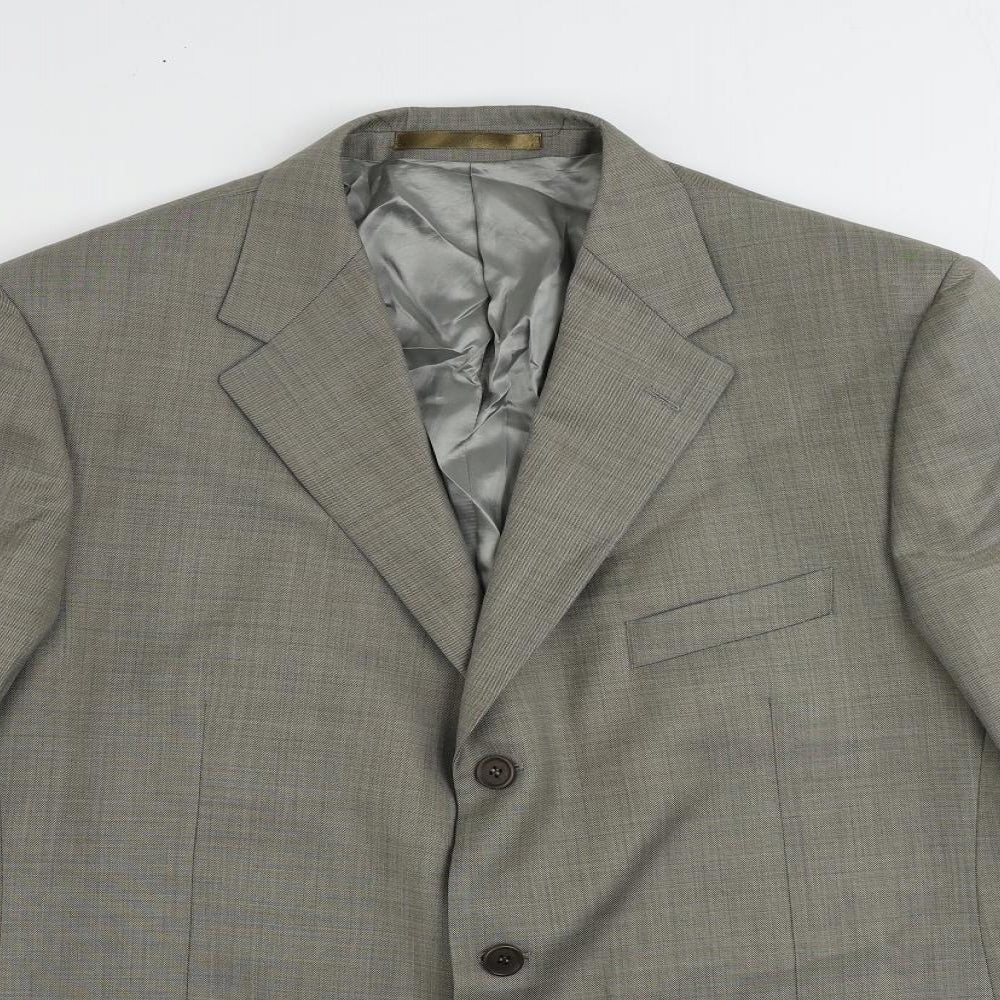 Marks and Spencer Mens Grey Wool Jacket Suit Jacket Size 44 Regular