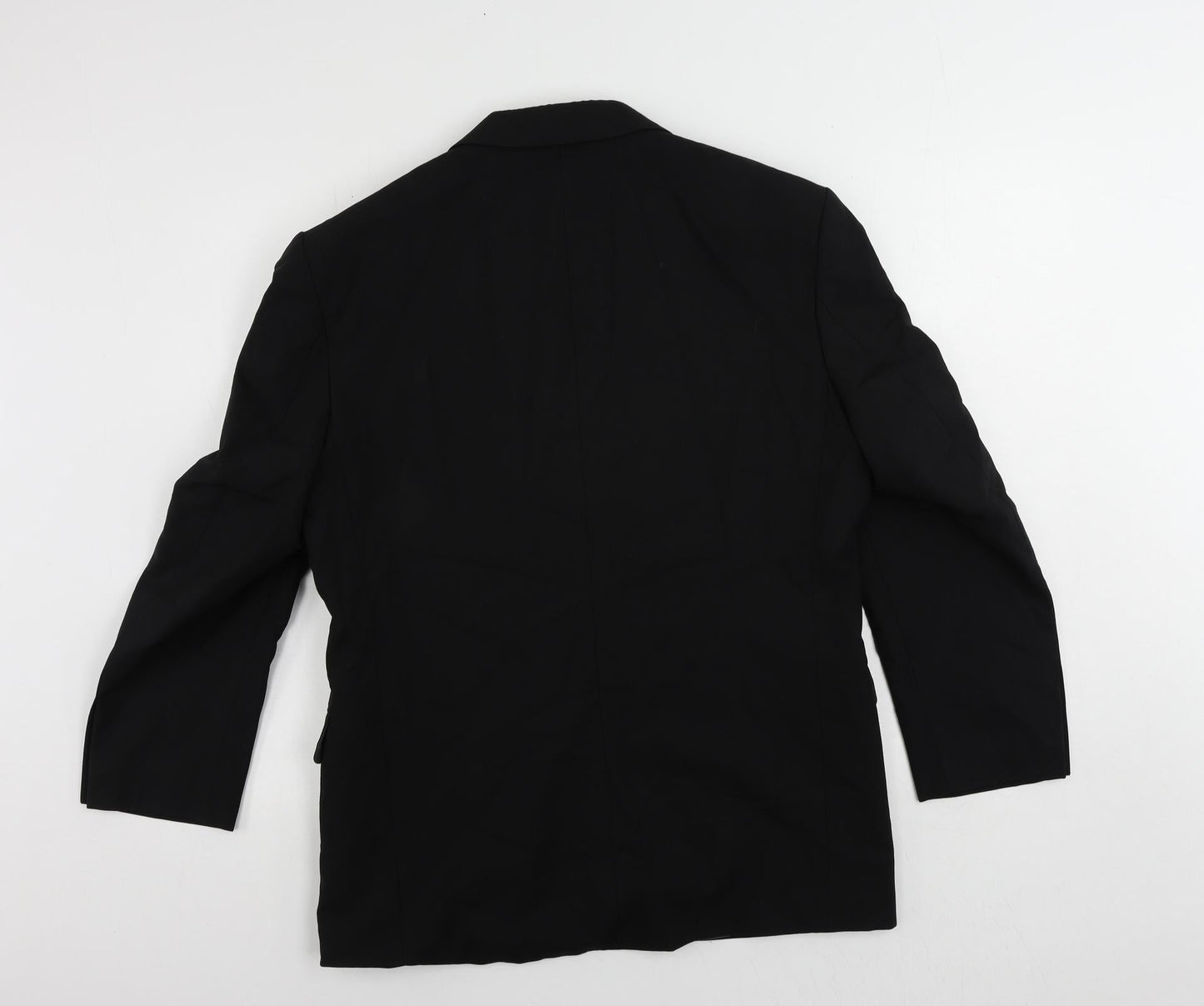 Taylor & Reece Mens Black Wool Jacket Suit Jacket Size 38 Regular
