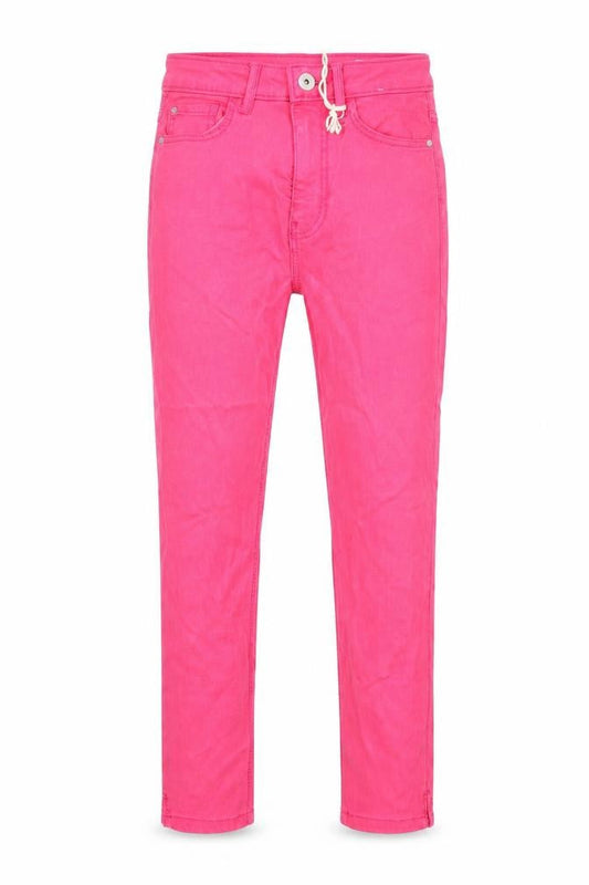 Marks & Spencer Womens Pink Cotton Skinny Jeans Size 6 L24 in Regular Zip