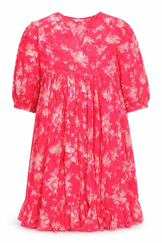 Per Una Womens Red Geometric 100% Cotton Trapeze & Swing Size M V-Neck Pullover