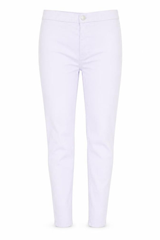 Marks & Spencer Womens Purple Cotton Skinny Jeans Size 8 L29 in Regular Zip - Super Skinny