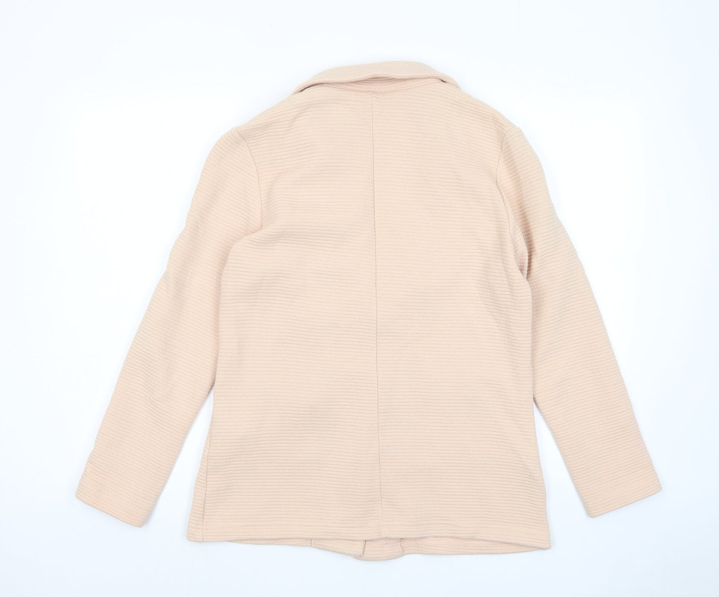 Stradivarius Womens Pink Jacket Blazer Size S Button - Pockets