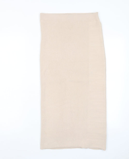 Topshop Womens Pink Acrylic Bandage Skirt Size S