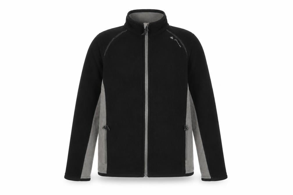 DECATHLON Boys Black Jacket Size 10 Years Zip - Zip Pockets