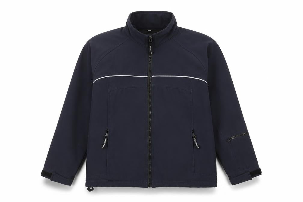Windstopper Mens Blue Jacket Size L Zip - Zip Pockets