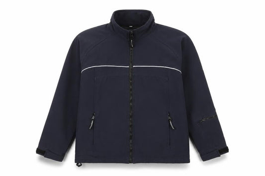 Windstopper Mens Blue Jacket Size L Zip - Zip Pockets