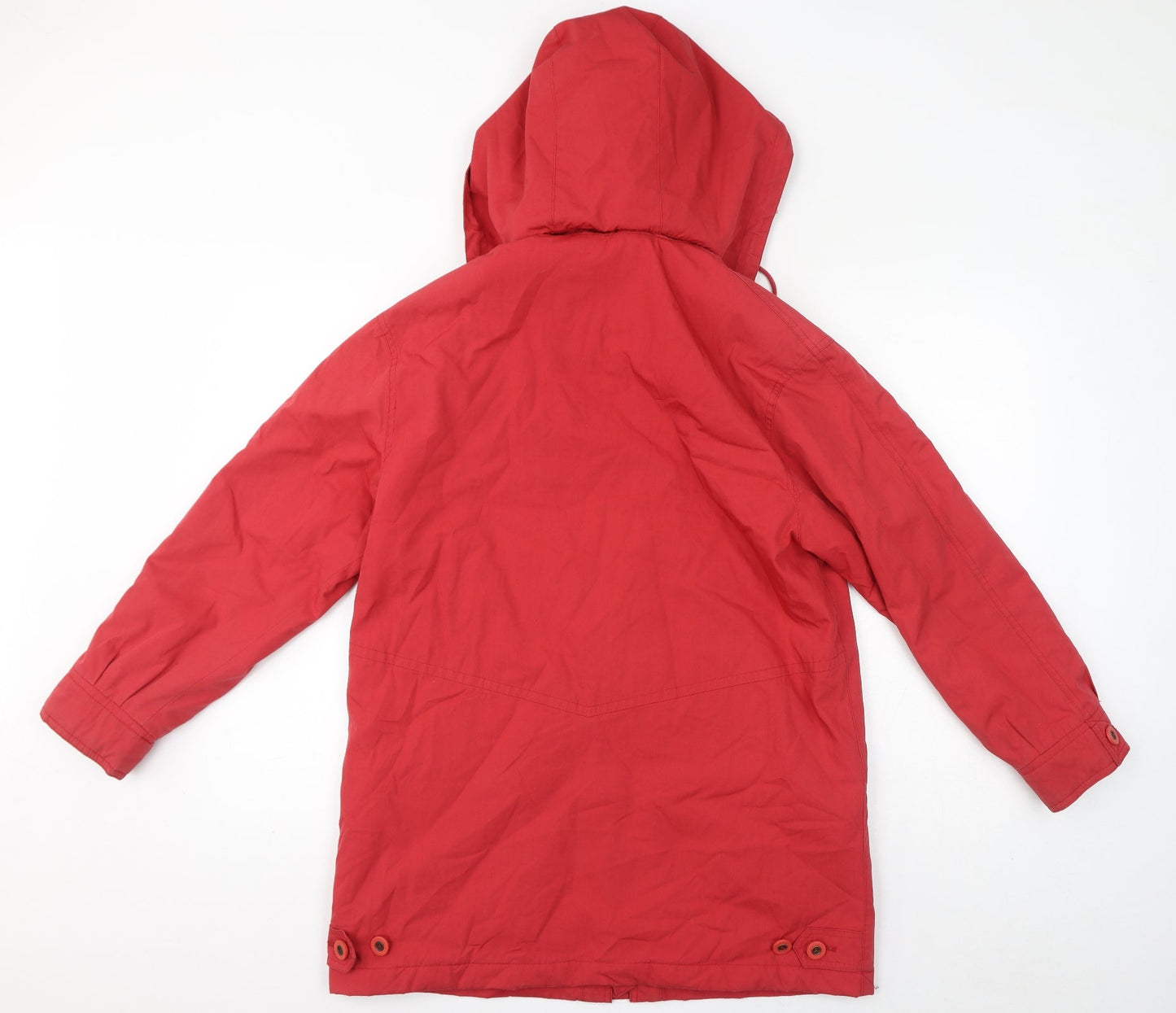 Dannimac Womens Red Rain Coat Coat Size S Zip