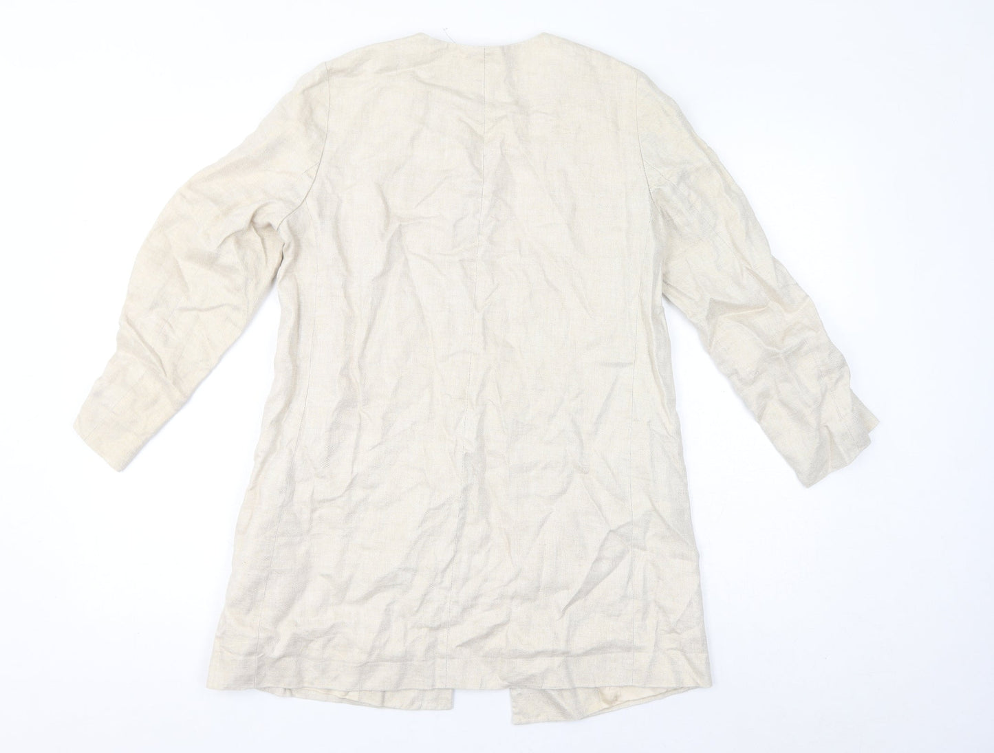 Zara Womens Ivory Jacket Size S