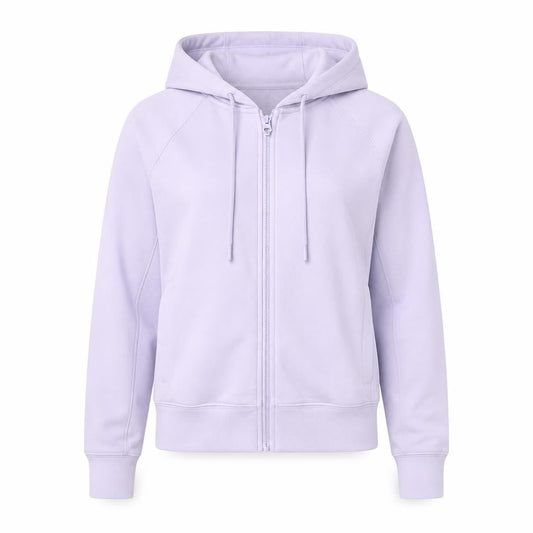 Yogalicious Womens Purple Polyester Full Zip Hoodie Size XL Zip
