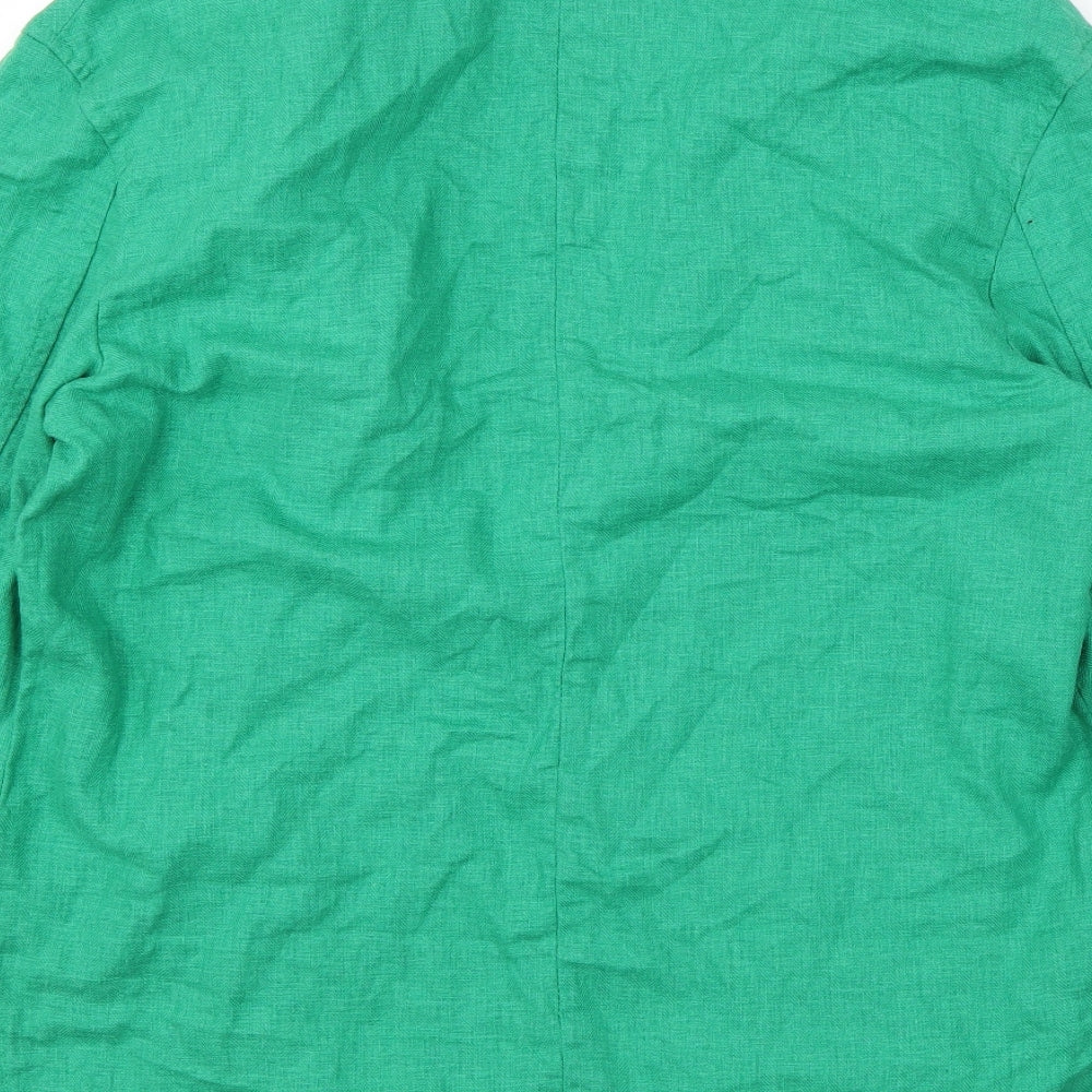 Bershka Womens Green Jacket Blazer Size S