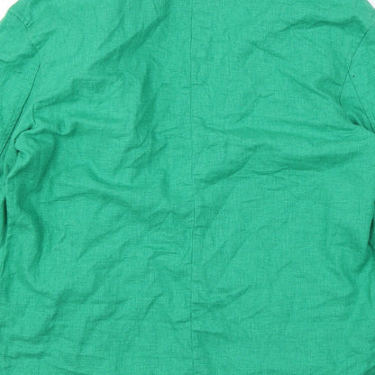 Bershka Womens Green Jacket Blazer Size S