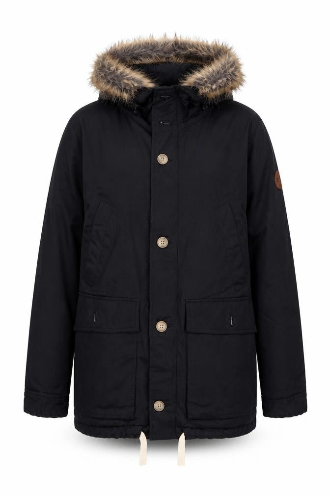 Native Youth Womens Black Rain Coat Coat Size M Zip