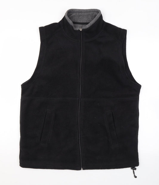 EWM Womens Black Jacket Size M Zip