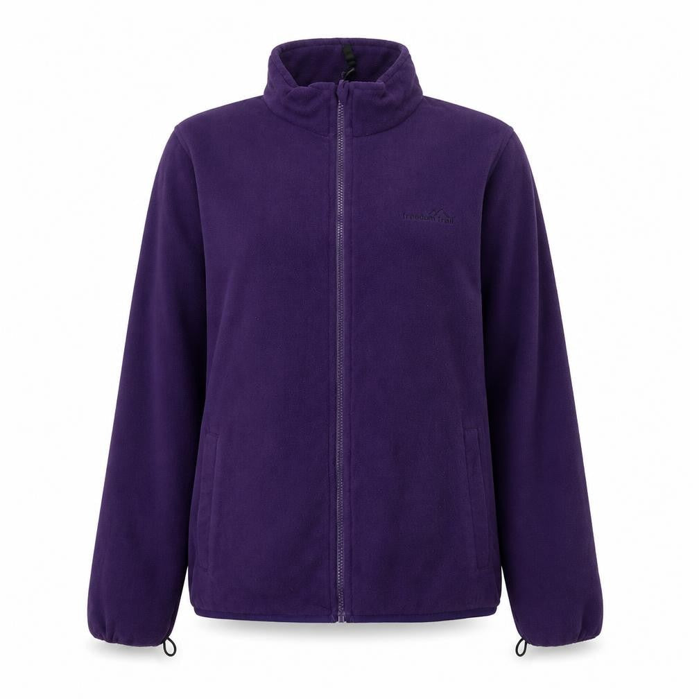 Freedom Trail Womens Purple Jacket Size 12 Zip