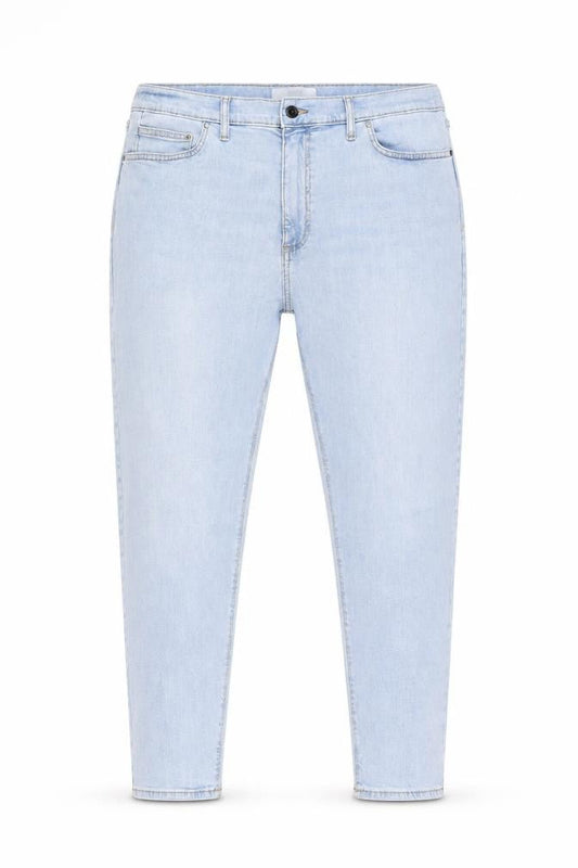 Marks & Spencer Womens Blue Cotton Skinny Jeans Size 40 in L29 in Regular Zip