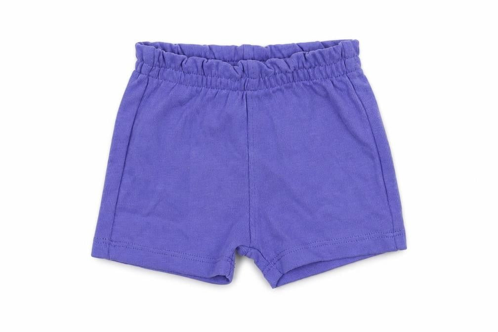 Marks & Spencer Baby Purple Cotton Cropped Trousers Size 0-3 Months