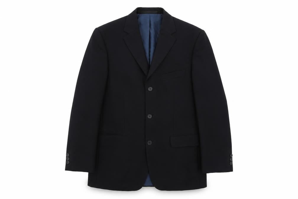 Marks & Spencer Mens Blue Polyester Jacket Suit Jacket Size 38 Regular
