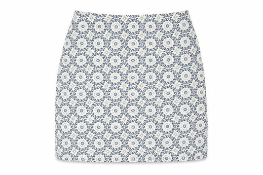 Ann Taylor Womens Multicoloured Floral Cotton A-Line Skirt Size 10 Zip