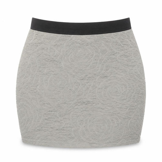 Silence + Noise Womens Green Geometric Viscose Mini Skirt Size M