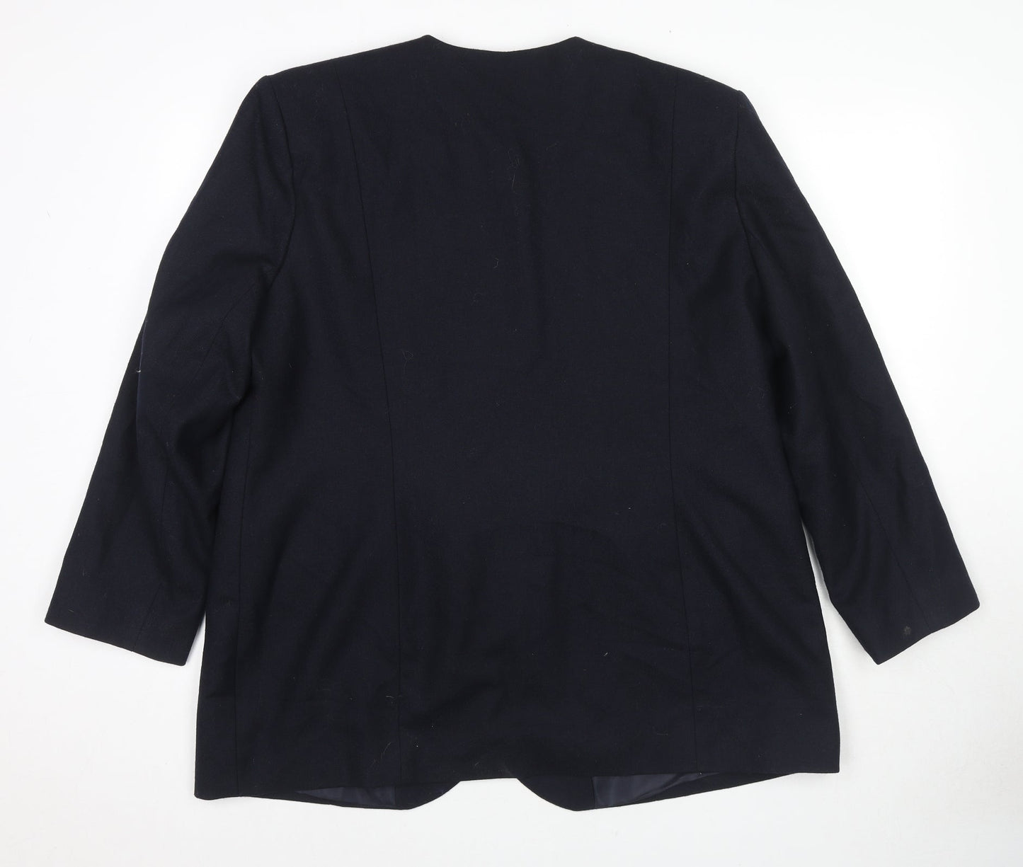 St Bernard Womens Blue Jacket Blazer Size 20 Button