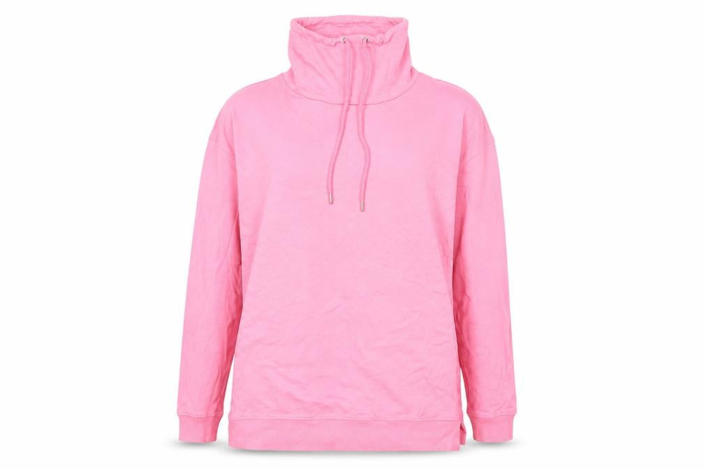 John Lewis Womens Pink Cotton Pullover Sweatshirt Size 12 Pullover