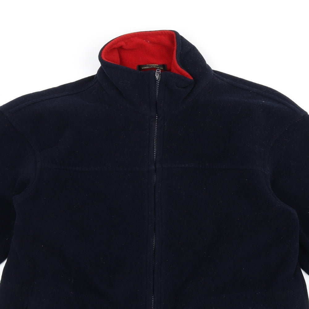 Marks and Spencer Womens Blue Jacket Size 12 Zip