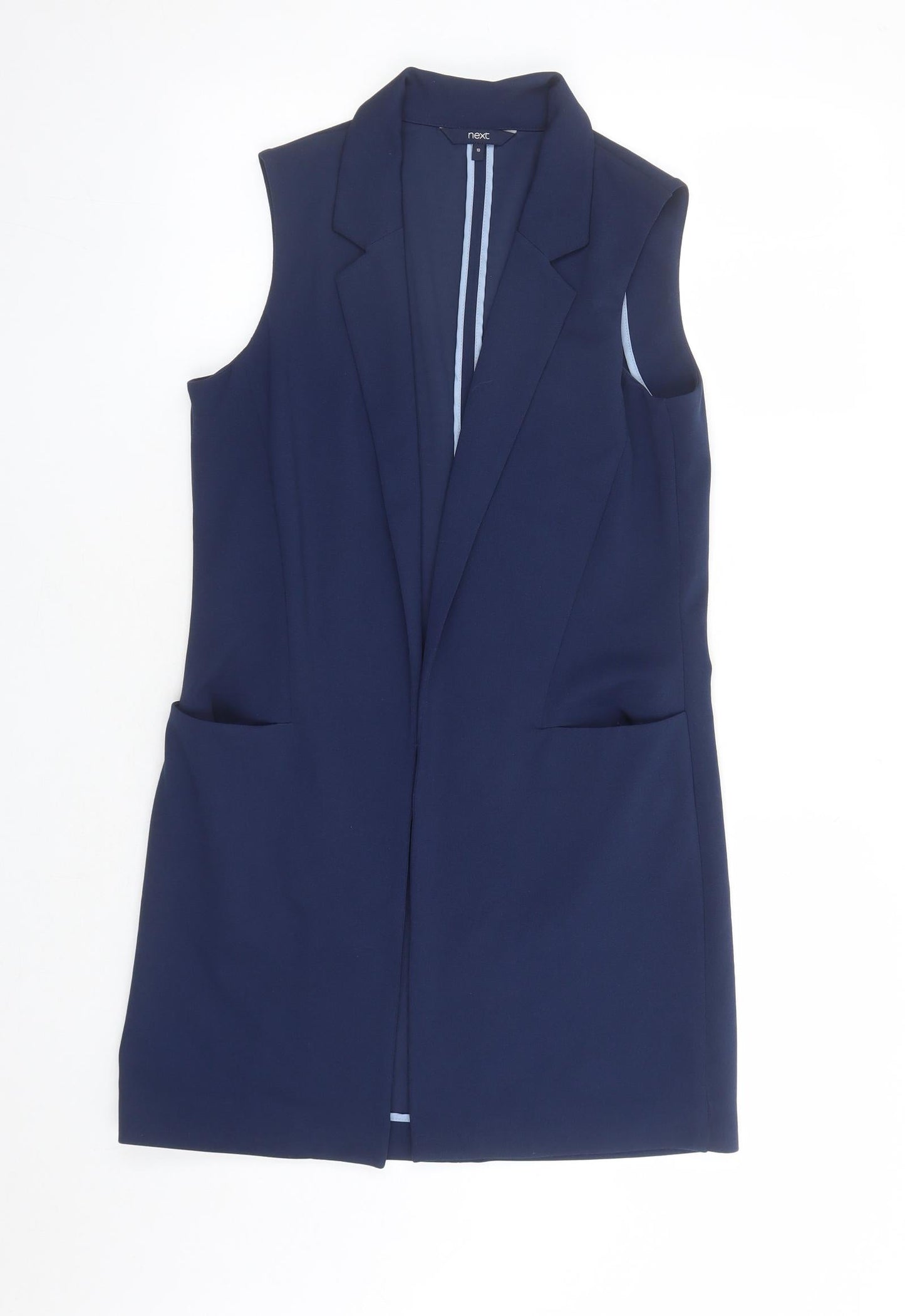 NEXT Womens Blue Jacket Waistcoat Size 10
