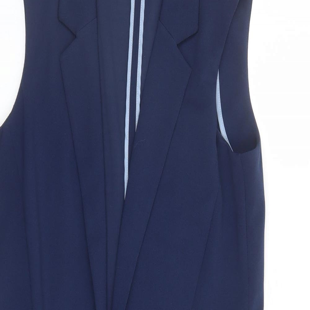 NEXT Womens Blue Jacket Waistcoat Size 10