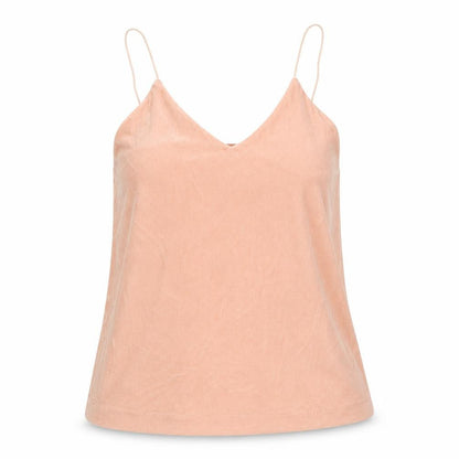 Weekday Womens Pink Polyester Camisole Tank Size S V-Neck