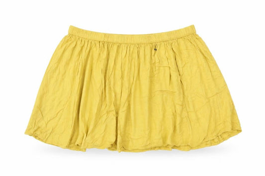 Gap Womens Yellow Viscose Skater Skirt Size M