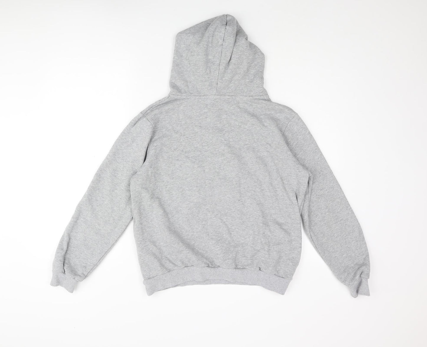 Moocci Womens Grey Cotton Pullover Hoodie Size M Pullover - Textured Star