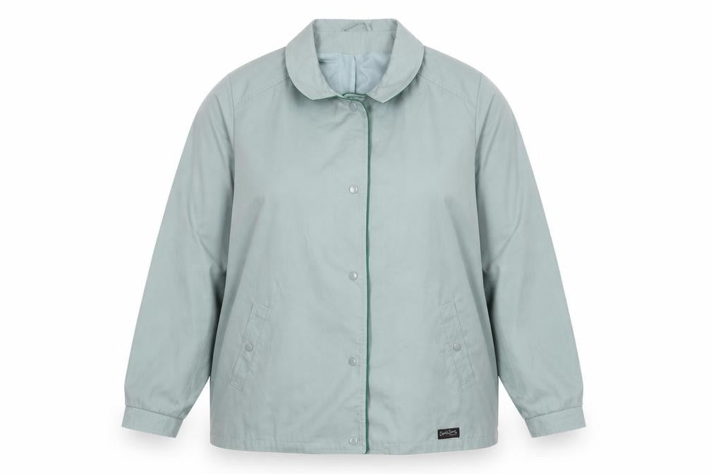 David Barry Womens Blue Jacket Size 18 Snap