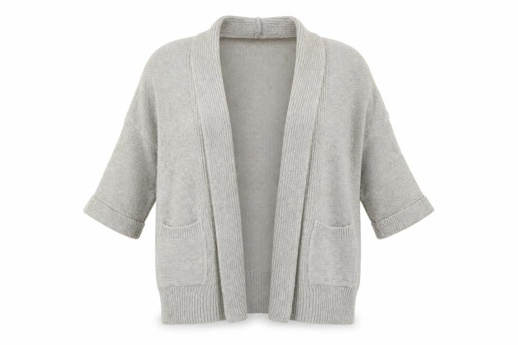 Wallis Womens Beige V-Neck Acrylic Cardigan Jumper Size M - Size M/L, Sparkle
