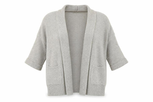 Wallis Womens Beige V-Neck Acrylic Cardigan Jumper Size M - Size M/L, Sparkle