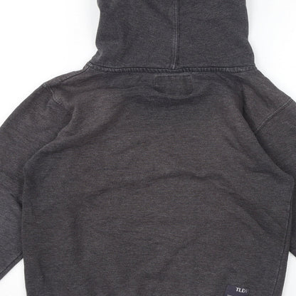 Troy Lee Designs Boys Grey Polyester Pullover Hoodie Size M Pullover - Logo