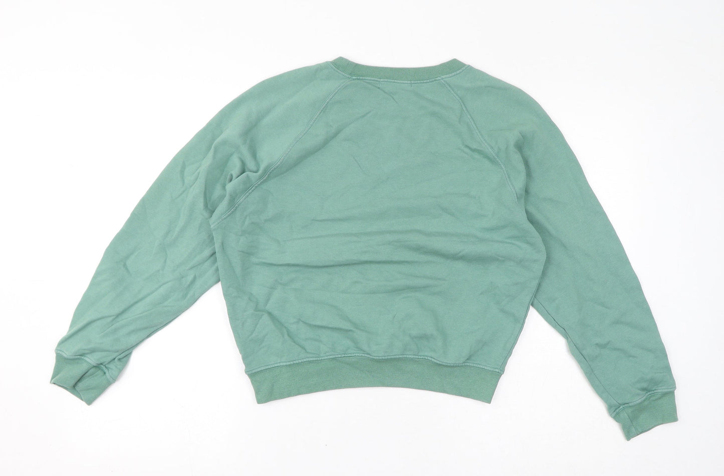 Ragdoll Womens Green Cotton Pullover Sweatshirt Size XS Pullover - Logo