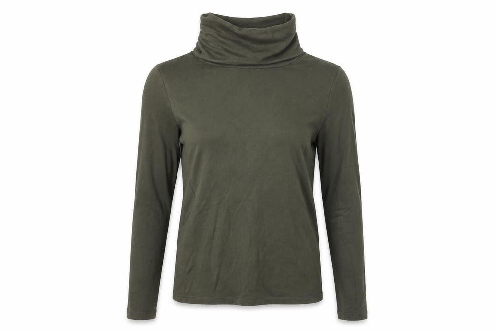 ASOS Womens Green Cotton Pullover Sweatshirt Size XS Pullover - Roll Neck