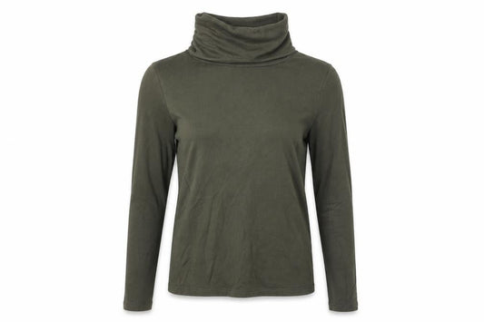ASOS Womens Green Cotton Pullover Sweatshirt Size XS Pullover - Roll Neck