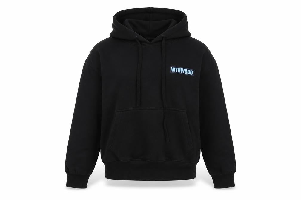 WYNWOOD Womens Black Polyester Pullover Hoodie Size XS Pullover - Logo