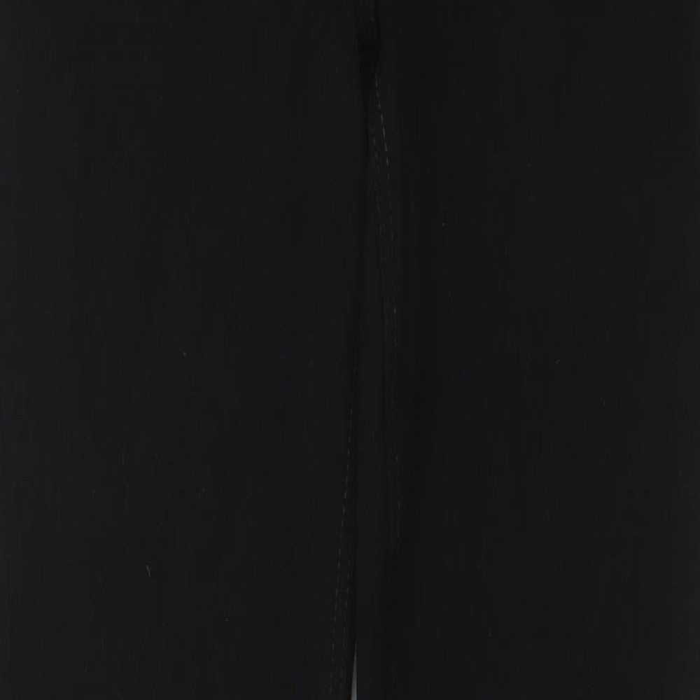 H&M Womens Black Cotton Skinny Jeans Size 6 L28 in Regular Zip - Pockets