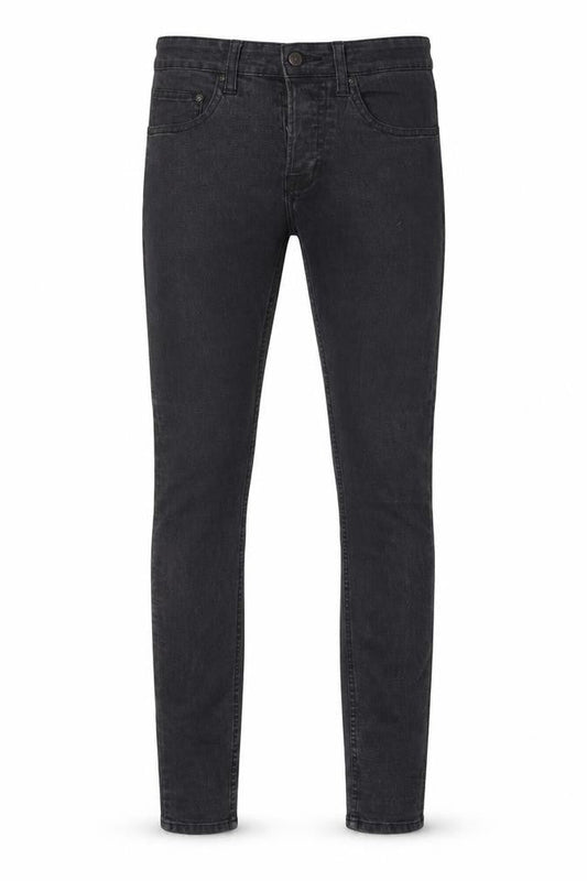 H&M Mens Grey Cotton Skinny Jeans Size 28 in L32 in Regular Button - Pockets
