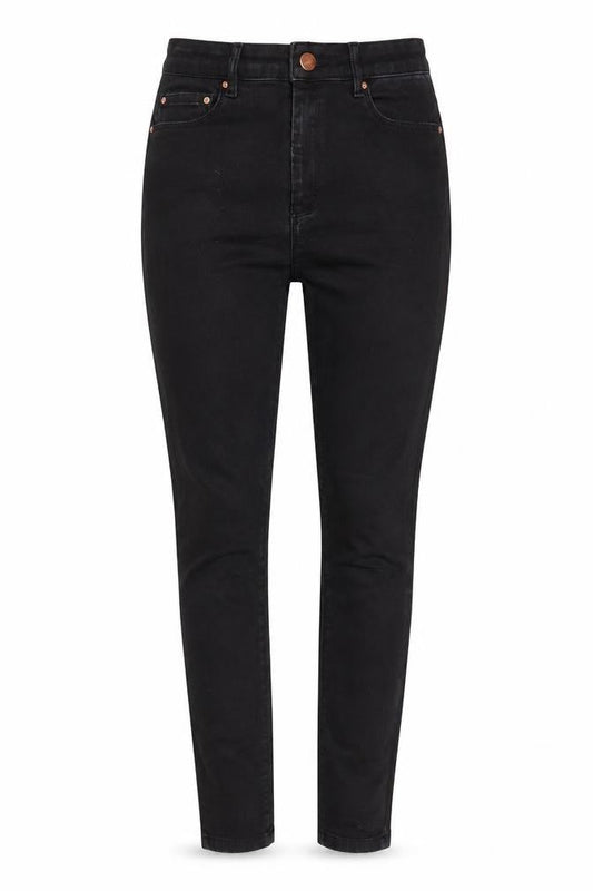 ASOS Womens Black Cotton Skinny Jeans Size 28 in L32 in Regular Zip - Pockets