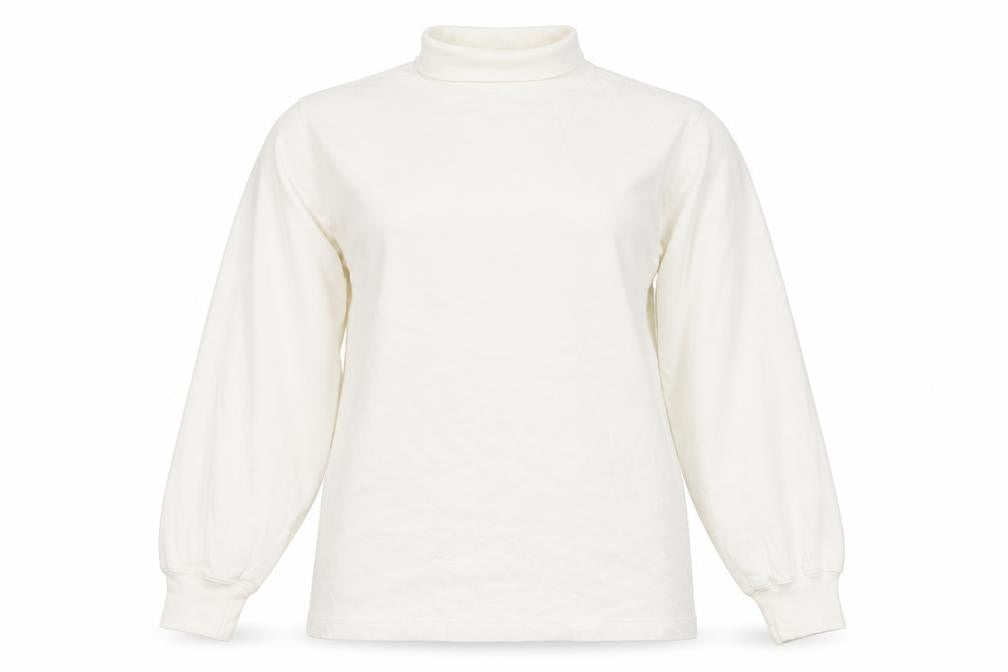 Union River Womens White Cotton Pullover Sweatshirt Size 14 Pullover - Size 14-16