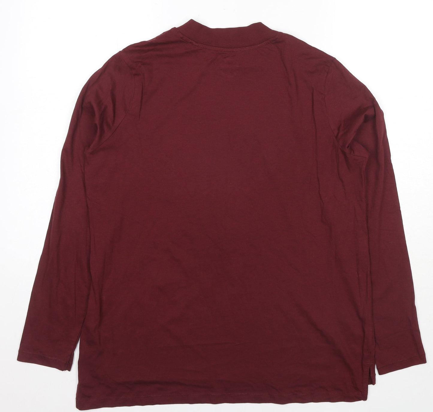 NEXT Womens Red Cotton Jersey T-Shirt Size 6 Round Neck