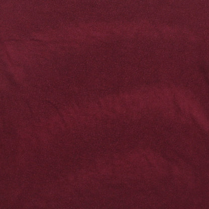 New Look Womens Red Round Neck Acrylic Pullover Jumper Size 14