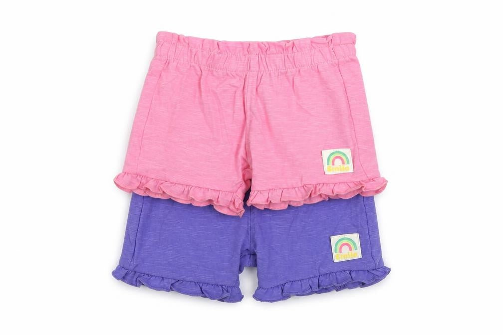 Marks & Spencer Baby Pink Cotton Shorts Set Outfit/Set Size 0-3 Months