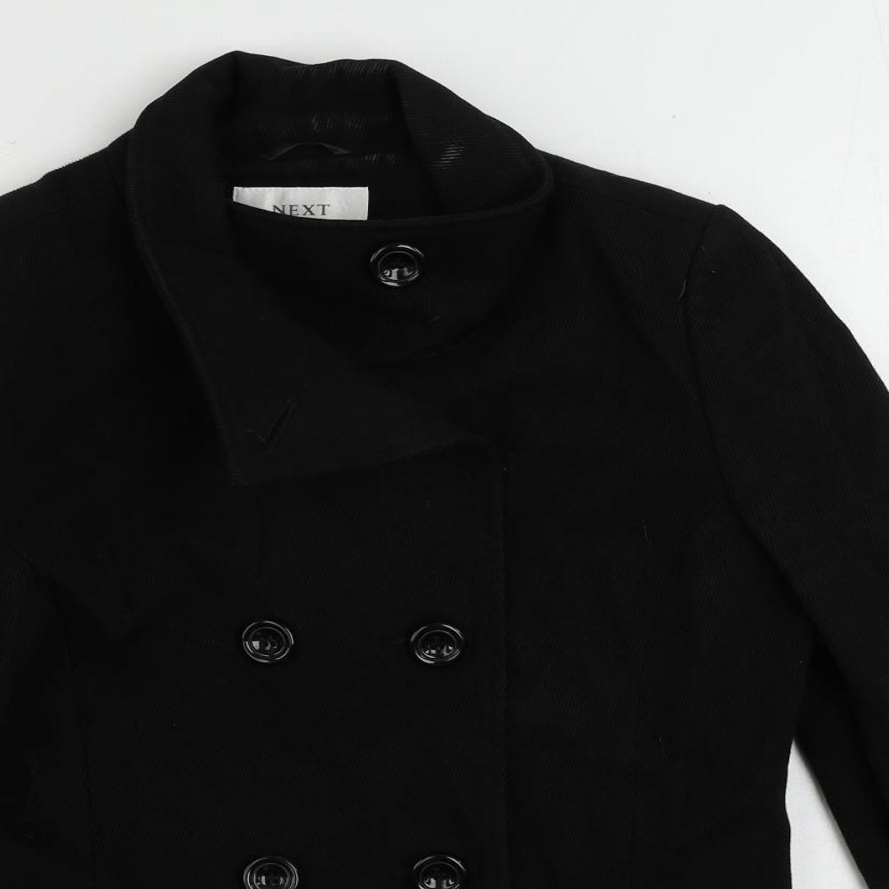 NEXT Womens Black Jacket Size 12 Button