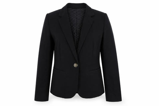 Classics Womens Blue Jacket Blazer Size 8 Button